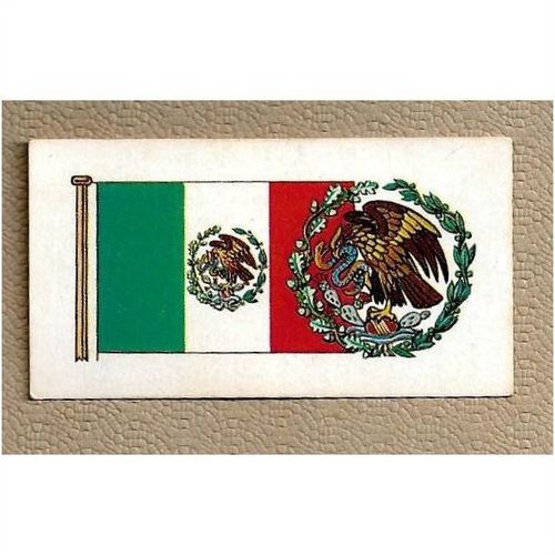 Brooke Bond Tea card Flags and Emblems of the World no. 44 MEXICO