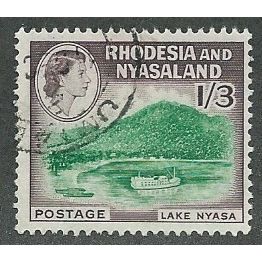 RHO 1959 1/-3d 'LAKE NYASA' FINE USED (EBID45-652)