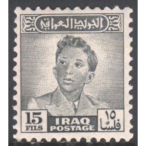 Iraq 1948 - SG283 - 15f black - King Faisal 11 - MH