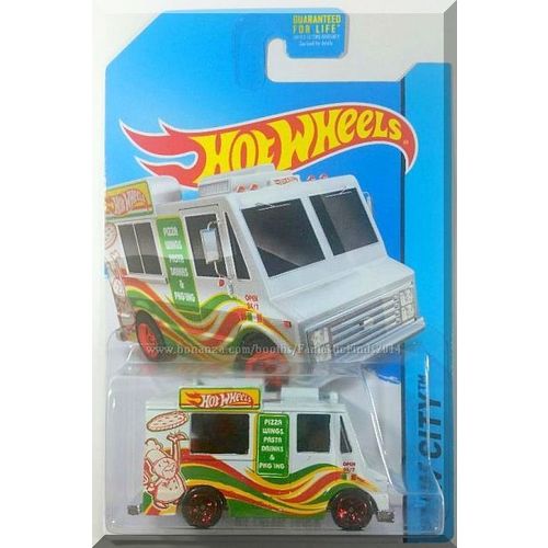 Hot Wheels - Ice Cream Truck: HW City 2014 - HW City Works #9/250 *White*