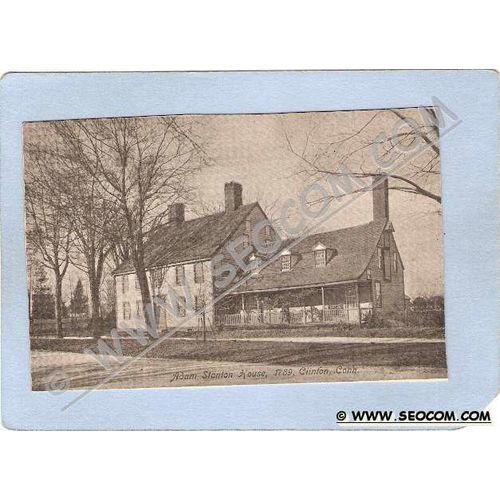 CT Clinton Adam Stanton House 1789 Blank Back ct_box1~433