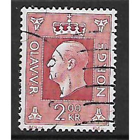 NORWAY 1969 KING OLAV V 2K RED SG 634 FINE USED
