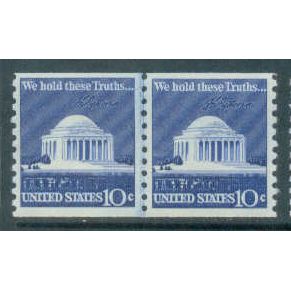 1520 10c Jefferson Memorial Fine MNH CLP B0979