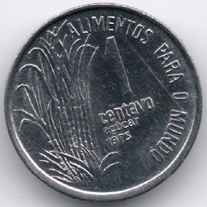 Brazil : 1 Centavo 1975 F.A.O. (3)