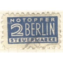 Germany 1948 - SG AT136 - 2pf blue - Aid For Berlin - Obligatory Tax - used 6