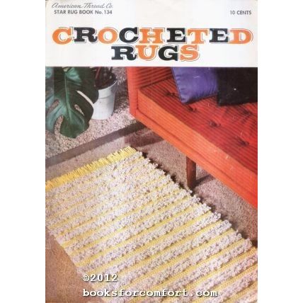 Crocheted Rugs Star Rug Book No 134