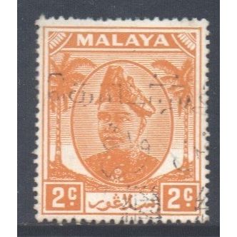 Malaya Selangor Scott 81 - SG91, 1949 Sultan 2c used