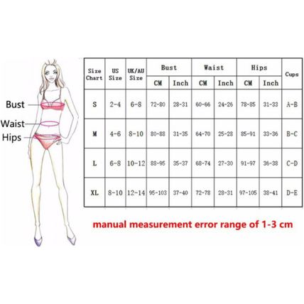 New Steel Bracket Sexy Push-Up Bikini Swimsuit Swimwear