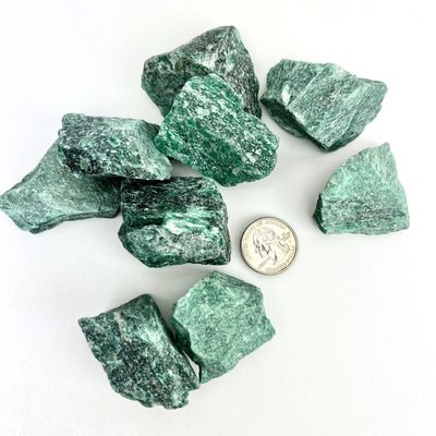 Green Aventurine | Rough | India | 45-60mm | 1 lb[ ]