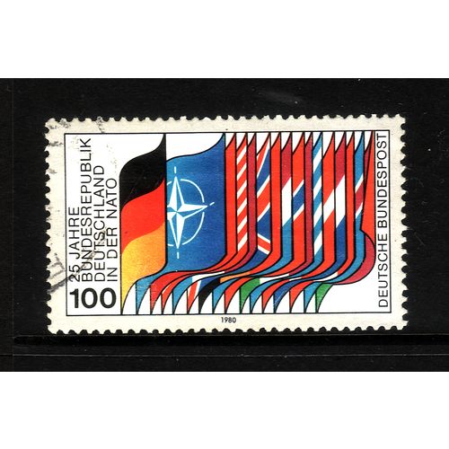 GERMANY 1980 NATO SG1914 100pf FLAGS FINE USED