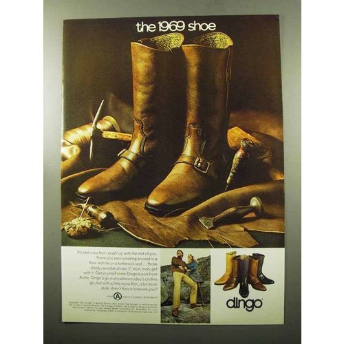 1969 Dingo Swinger Boots Ad - The 1969 Shoe