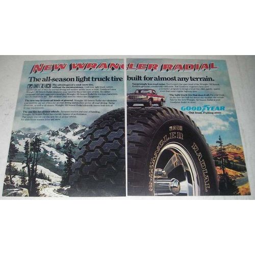 1980 Goodyear Wrangler All-Season Radial Tires Ad