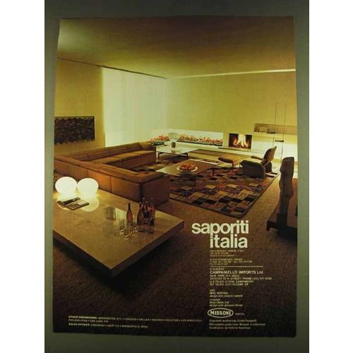 1980 Saporiti Italia Ad - Sofa Resting, Armchair