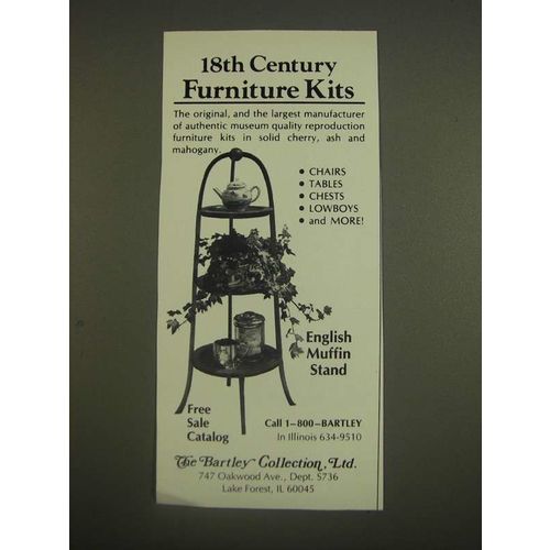 1985 The Bartley Collection English Muffin Stand Ad