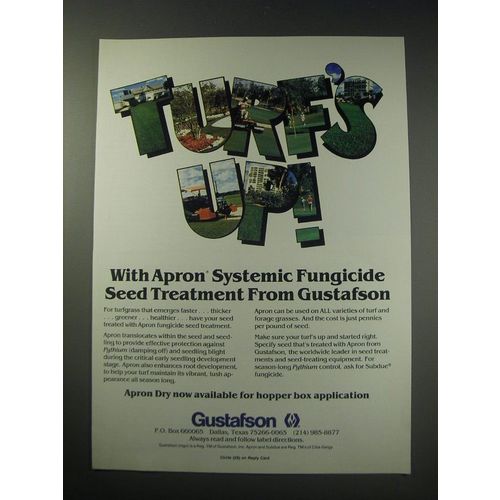 1991 Gustafson Apron Systemic Fungicide Ad