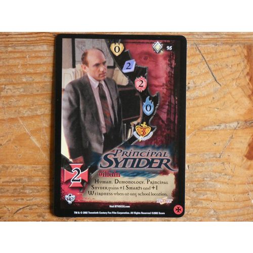 Buffy CCG - Principal Synder (Angel's Curse) #95 Limited Rare