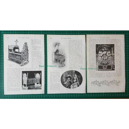 (6723) Royal Cradles Of The Past Jessie Wishart Brown - c .1900 Article