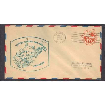 Event Airmail Week UC3 Die 2 6c Plane (Cachet-Typed/A) CV00916