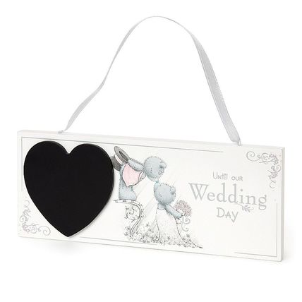 Me to You Wedding Countdown Plaque