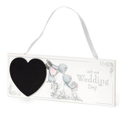 Me to You Wedding Countdown Plaque