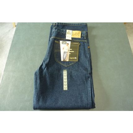 Men's 42 x 32 Lee Blue Jeans Regular Fit Straight Leg