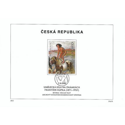 Czech Republic Mi 747/8 (CS): Joi de Vivre (František Kupka (1871-1957))