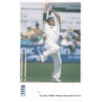 Adam Bacher Transvaal South Africa African Cricketer Cricket Postcard