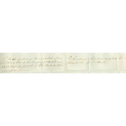 1822 LONDON ENGLAND FLS to EDINBURGH SCOTLAND, Boxed 1/2 from POLE THORNTON & CO