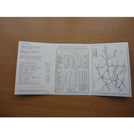 Somerset Branch Line Steam Postcard Illustrated Historical Folder