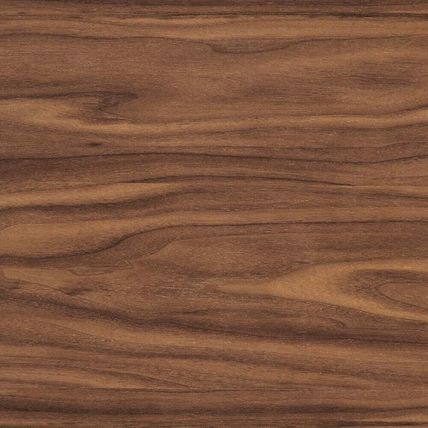 Mid-Century Modern 47” Round Dining Conference Table Oak Walnut Fluted Pedestal