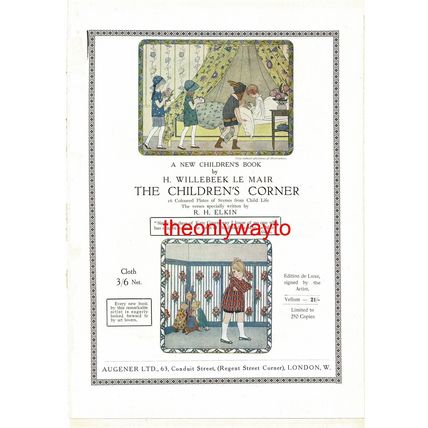 Children's Corner, H Willebeek Le Mair, Advert, Book Illustration (Print) , 1914