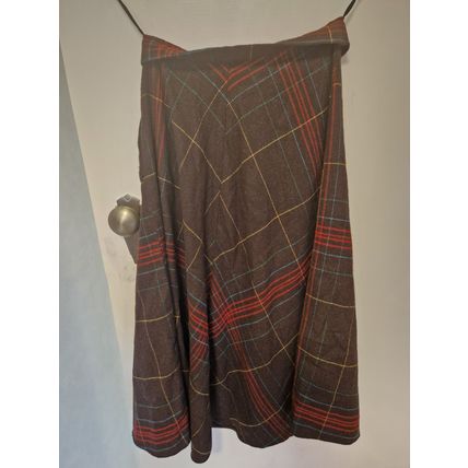 VINTAGE CLOCKHOUSE AT C&A LADIES CHECK SKIRT