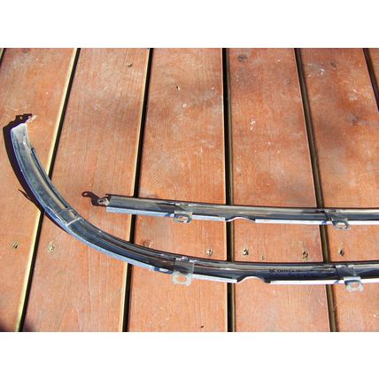 1964 FORD GALAXIE CONVERTIBLE FRONT WINDOW BOTTOM TRIM 2 PCS OEM 500 XL
