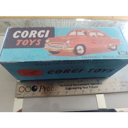 Corgi 203 Vauxhall Velox Saloon Repro/Copy/Replica Box