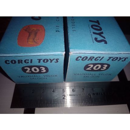 Corgi 203 Vauxhall Velox Saloon Repro/Copy/Replica Box