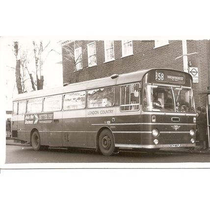 Black & White Photo of London Country Bus Services Ltd. - XCY 467J ex Sth. Wales