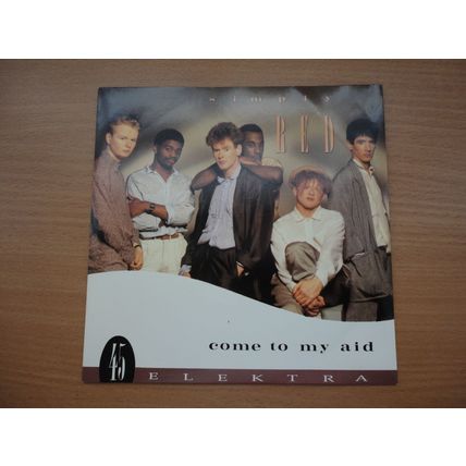 Simply Red 1985 7" Vinyl Single Come To My Aid b/w Valentine
