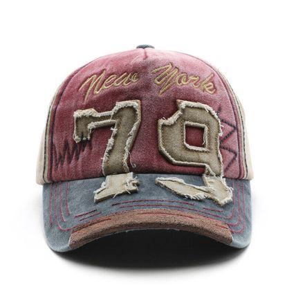 cap women's sunblock baseball cap Men make old digital embroidered