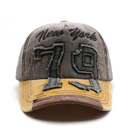 cap women's sunblock baseball cap Men make old digital embroidered