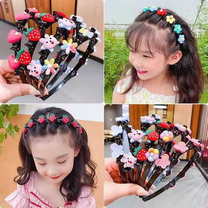 hair band does not hurt hair pressure hair band girl cute hairpin 5X Children's
