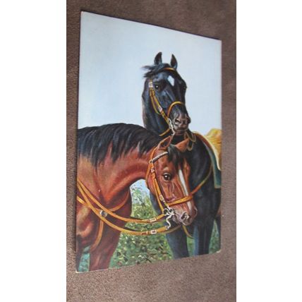 Early Milton Series Postcard - Horses