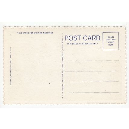 Old Spanish Wall Manila Philippines Postcard 441