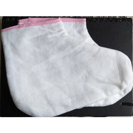 Paraffin Wax Boots Pedicure Foot Terry Spa Treatment beauty lined gloves booties