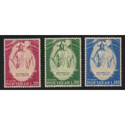 Vatican Easter 3v 1969 MNH SG#519-521 Sc#467-469