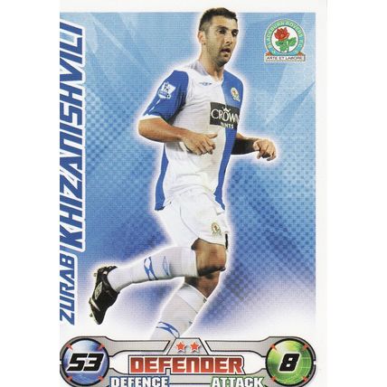 Match Attax Extra 2008/2009 Zurab Khizanishvili Blackburn Rovers