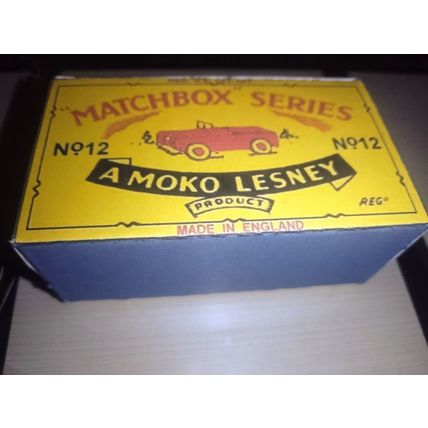 Matchbox No12 Land Rover - Replica / Reproduction box