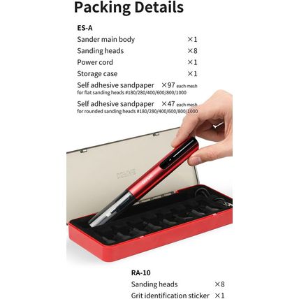 Electric Reciprocating Sander – Precision Multi-Speed Sanding Tool with Fine San