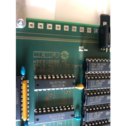 HEUFT HBE010200 MI CPU3 MULTI IO CARD T186-C3,HBE10200 CIRCUIT BOARD,FM