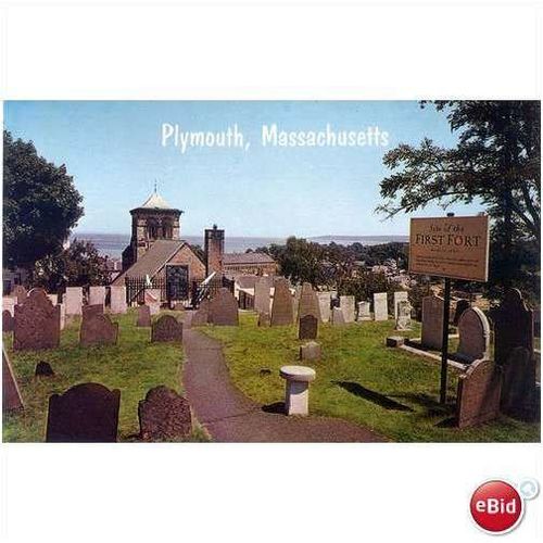 1975 Site of First Fort, Plymouth, Massachusetts