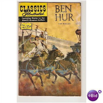 CLASSICS ILLUSTRATED ' BEN HUR ' #147 ( 1958 )